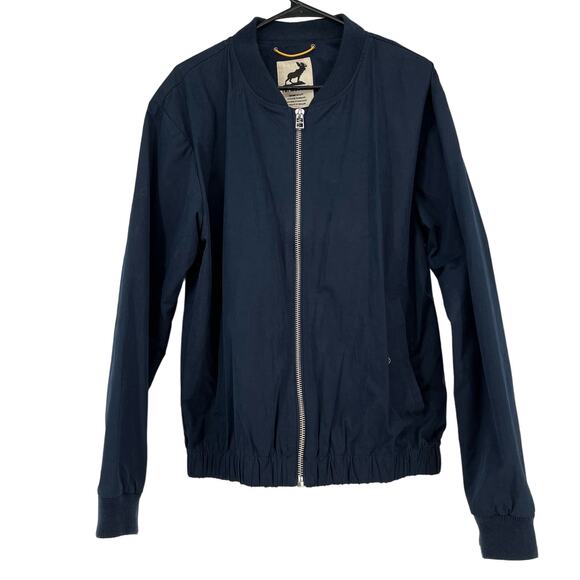 Fat Moose Men's Navy Cotton-blend Anorak Zip Jacket (L) - Picture 2 of 8